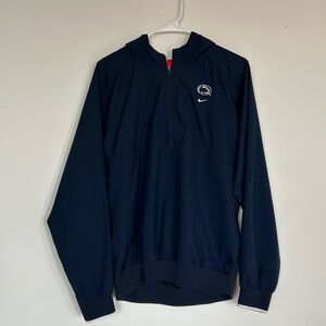 Navy Blue Nike Penn State Hooded Windbreaker